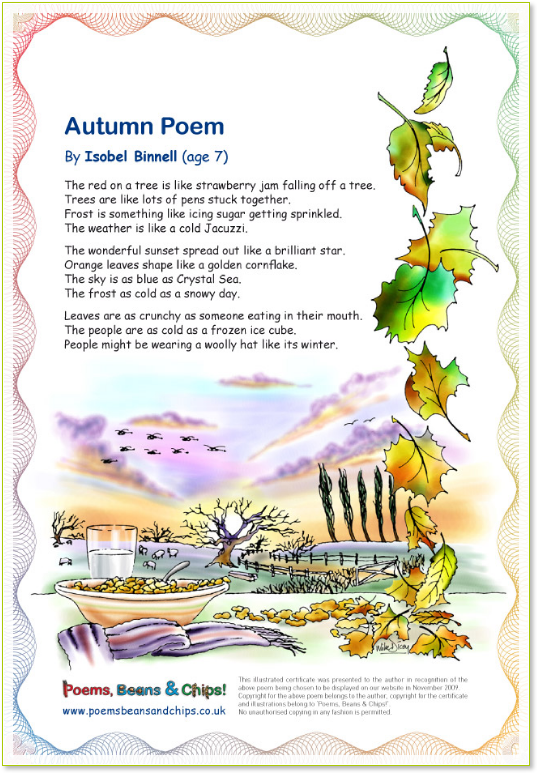 Autumn Poem -  Mike Dicey