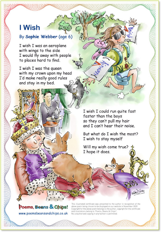 I Wish Poem -  Mike Dicey